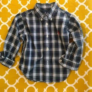Ralph Lauren Size 12 Months Plaid Shirt